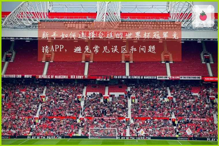 新手如何选择合适的世界杯冠军竞猜APP，避免常见误区和问题